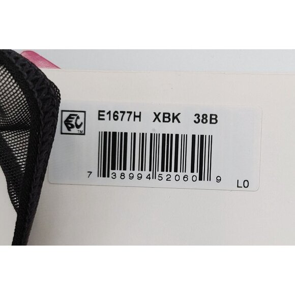 Wonderbra E1677H T Shirt Bra Size 38B Black Polyester Blend Underwire NWT - Picture 7 of 7